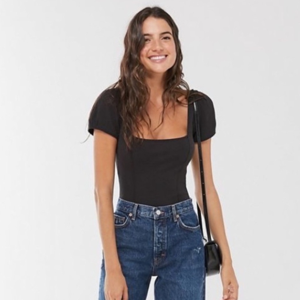 Urban Outfitters Out From Under Gwendolyn Striped Bodysuit